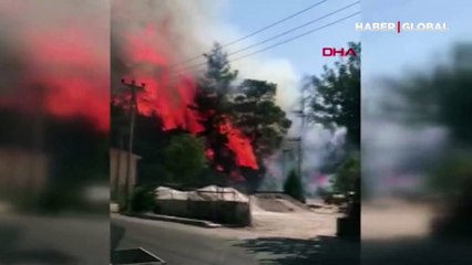 Marmaris’teki orman yangını kontrol altına alındı