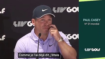 LIV Golf - Casey inquiet sur son avenir en Ryder Cup
