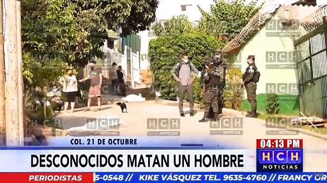 Sicarios acribillan a una persona en la col. 21 de Octubre de la capital