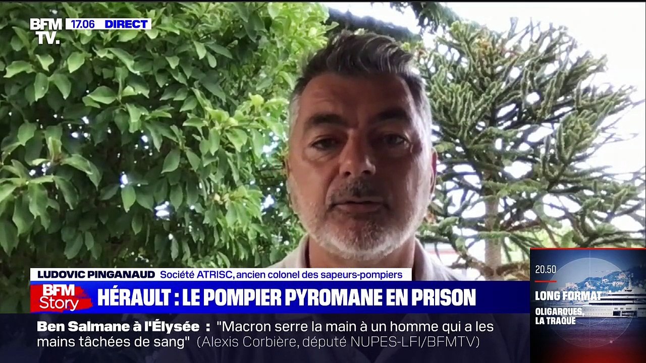 Pompier pyromane de l'Hérault: "C'est écœurant d'avoir, au sein de la corporation [des sapeurs-pompiers], ce type d'individu", affirme un ex-colonel des sapeurs-pompiers