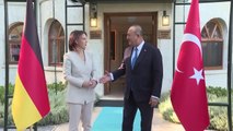 Bakan Çavuşoğlu, Alman mevkidaşı Baerbock ile bir araya geldi