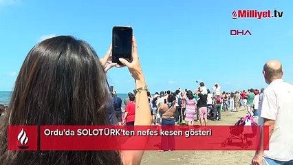 Ordu'da SOLOTÜRK'ten nefes kesen gösteri