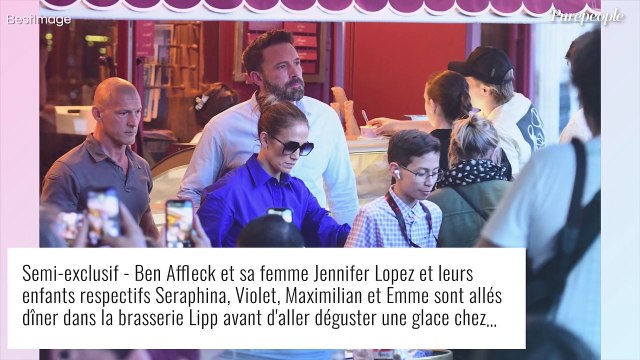 Jennifer Lopez et Ben Affleck : câlins chez Micromania, devant Max le fils de J-Lo sosie de son célèbre papa