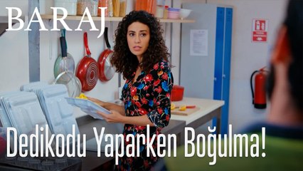 Dedikodu yaparken boğuluverirsin!