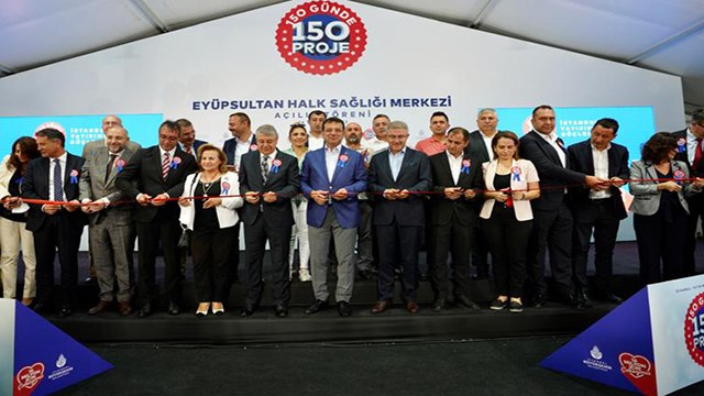İmamoğlu, 6 ilçeye hizmet verecek halk sağlığı merkezini açtı