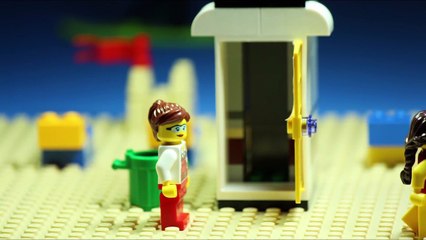 Lego Batman and Hulk Shark Attack #short #lego #legostarwars #legotiktok #legomarvel #fyp