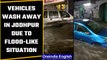 Jodhpur: Heavy rain leads to flood-like situation, many vehicles washed away, Watch | Oneindia *News