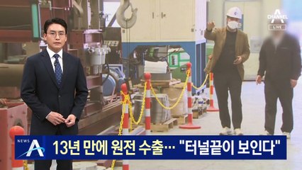 13년 만에 원전 수출 계약 임박…“터널끝이 보인다”