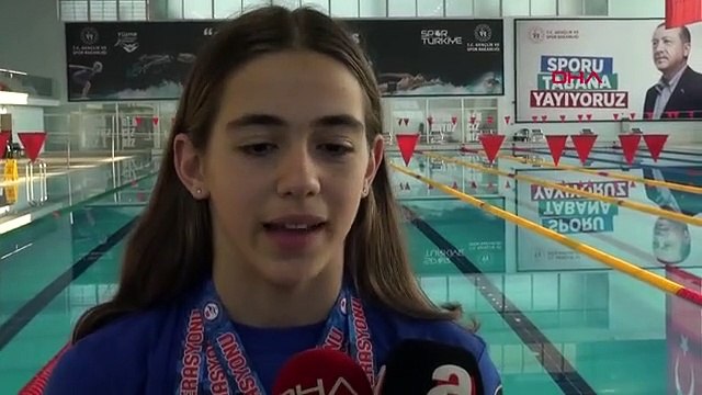 SPOR Yüzme korkusunu yenip şampiyon olan Beyza: Hedefim olimpiyatlar