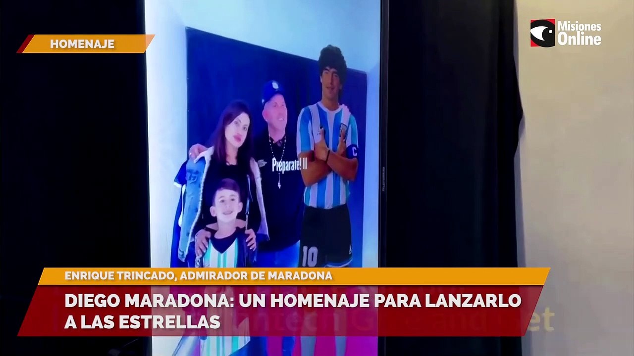 Diego Maradona: Un homenaje para lanzarlo a las estrellas