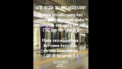 KATA BIJAK ISLAMI KEHIDUPAN 4A #SHORT