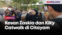 Kesan Zaskia Sungkar dan Kiky Saputri Catwalk di Citayam Fashion Week