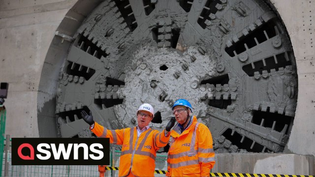 Huge tunnelling machine is digging underneath ancient woodland as the HS2 rail project goes full-speed ahead