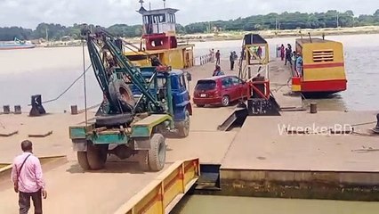 Wrecker Ferry Crossing Kalna Ferry gate