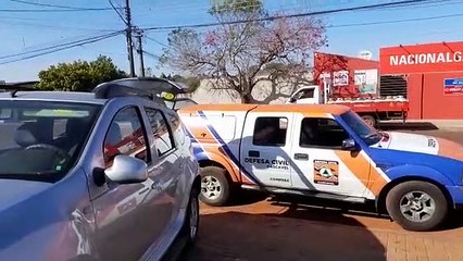 Defesa Civil retira enxame de abelhas que se instalou em caixinha dos Correios