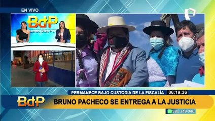 Bruno Pacheco: Fiscalía dará hoy conferencia de prensa tras entrega del exsecretario presidencial