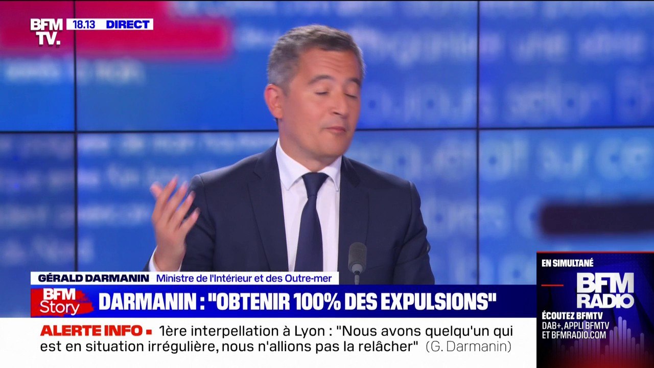 Gérald Darmanin: "J'assume le rétablissement d'une forme de double peine"