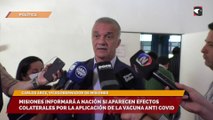 Misiones informará a Nación si aparecen efectos colaterales por la aplicación de la vacuna anti Covid