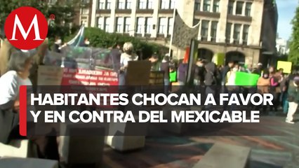 Habitantes de Santa Isabel Tola protestan por construcción de Mexicable