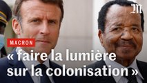 Emmanuel Macron en visite au Cameroun