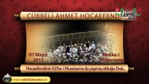 Cübbeli Ahmet Hocaefendi Kabe'de Altın Oluğun Altında Sevenlerine Dua Etti
