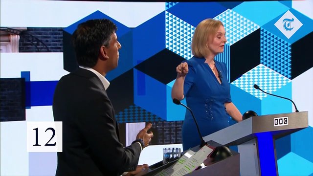 The 20+ times Rishi Sunak interrupts Liz Truss in the tory leadership debate