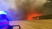 Waldbrände in Brandenburg und Sachsen: Lage weiterhin sehr kritisch