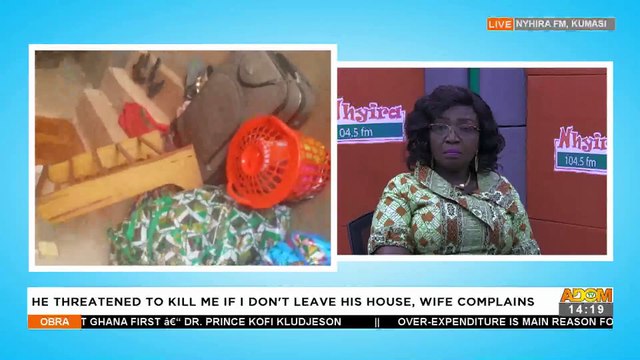 He Threatened To Kill Me If I Don't Leave His House - Wife Complains - Obra on Adom TV (26-7-22)