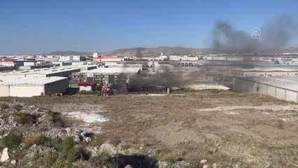 Kayseri'de bir fabrikada çıkan yangın söndürüldü