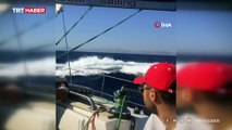 Yunan botunun tacizini Sahil Güvenlik önledi