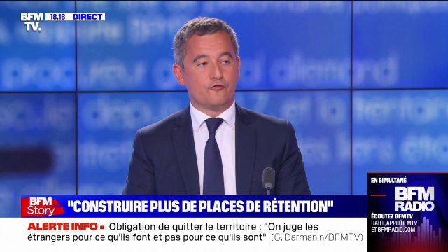 L'expulsion des délinquants étrangers est une politique de bon sens , selon Gérald Darmanin