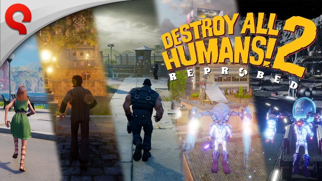 Un vistazo a las ubicaciones de Destroy All Humans! 2 - Reprobed ; tráiler del videojuego de acción
