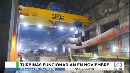 Avance en Hidroituango: este martes iniciaron las pruebas de los equipos