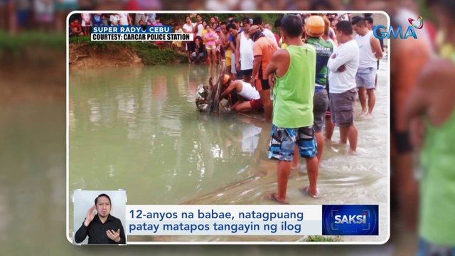 12-anyos na babae, natagpuang patay matapos tangayin ng ilog | Saksi