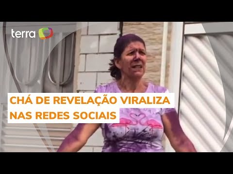 Chá de revelação dá errado, mulher fica coberta de pó e cena viraliza nas redes sociais