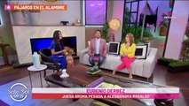 Eugenio Derbez avienta a Alessanra Rosaldo a una alberca