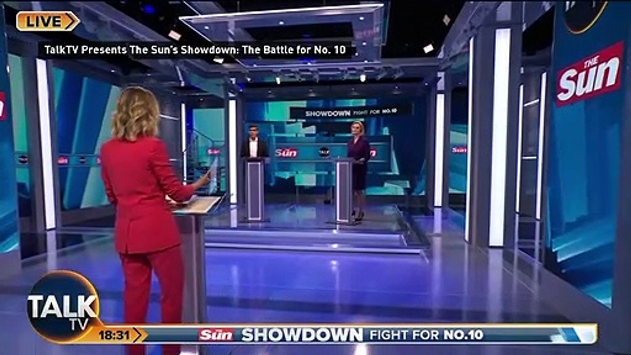 Tory leadership debate halted after host collapses