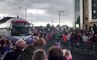Watch as thousands of fans cheer the Lionesses team coach arriving at Bramall Lane ahead of the Euro semi-final against Sweden