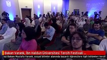 Bakan Varank, İbn Haldun Üniversitesi Tercih Festivali programında öğrencilerle buluştu