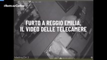 Furto a Reggio Emilia, il video delle telecamere
