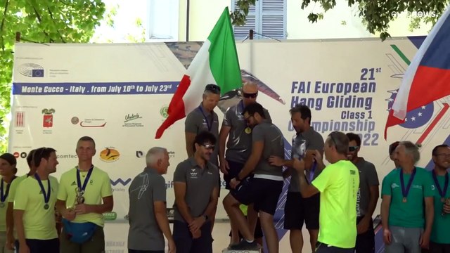 Volo in deltaplano: Italia campione d'Europa