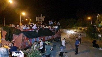 Hayvan nakil aracında sığınmacı dramı