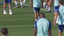 El primer día de Nahuel Molina entrenando en el Atleti y a las órdenes del Cholo Simeone