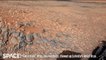 Sharp Martian rocks turn Curiosity rover around