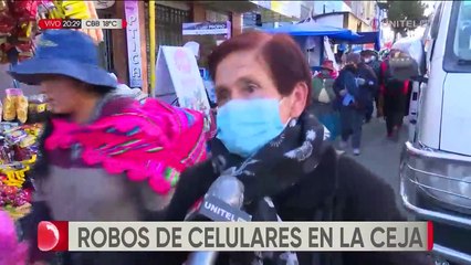 Robo de celulares en el interior de minibuses se incrementa en plena Ceja de El Alto
