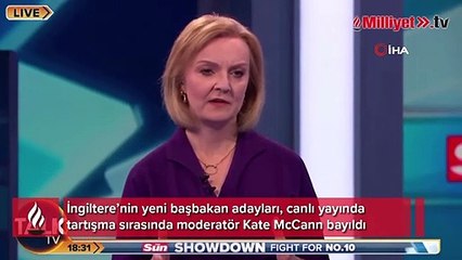 İngiltere'de başbakan adayları tartışıyordu... Canlı yayında korkutan anlar