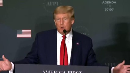 Trump speaks at  America First Policy Institute Summit in Washington DC