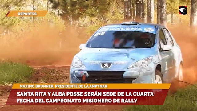 Santa Rita y Alba Posse serán sede de la cuarta fecha del Campeonato Misionero de Rally