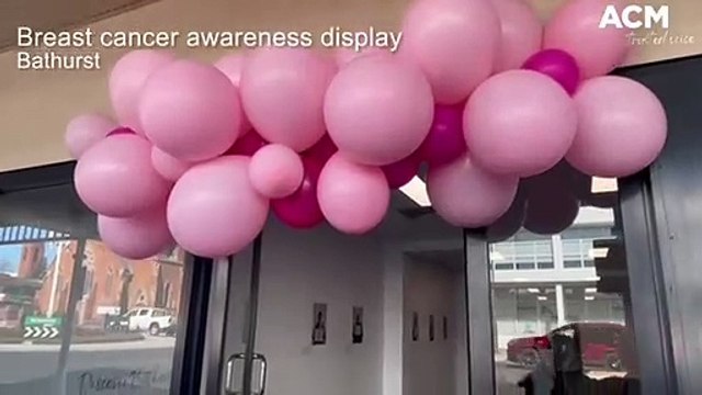 Breast cancer awareness display | July 27 2022 | Western Advocate