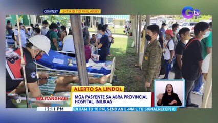 Mga pasyente sa Abra Provincial Hospital, inilikas | BT